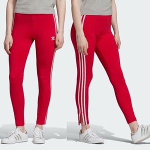 Adidas Original Shiny 3 Stripe Leggings